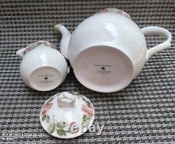 Nikko Precious Pink Roses Tea Pot & Creamer Excellent, Rare Find