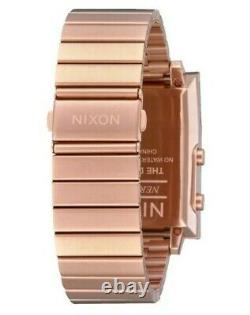 Nixon A1266897 Dork Too NERD ALERT Rose Gold Men's Casual Watch NEW & RARE