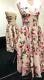 Nwt Rare Dolce&gabbana Rose Silk Organza Cupcake Midi Dress Gown. It44 Us6-us8