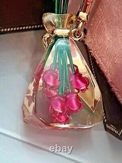 Nwt Rare & Htf Juicy Couture 2009 Pink Roses Charm Yjru3788