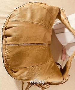 OrYANY Angie Leather Rare Rose Beige Handbag Shoulder Bag Purse Fringe