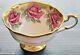Paragon Cabbage Rose Heavy Gold Teacup Only Set Rare Read