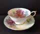 Paragon Double Warrant Pink Cabbage Rose Mint Green Rare Teacup And Saucer