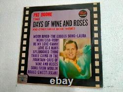 Pat Boone Sings days Of Wine And Rose RARE LP RECORD INDIA Ex