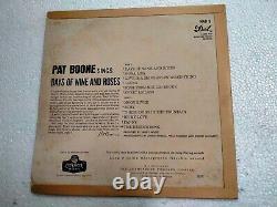 Pat Boone Sings days Of Wine And Rose RARE LP RECORD INDIA Ex