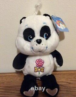 Perfect Panda Care Bear 8 plush new with tags 2004 pink rose tummy rare