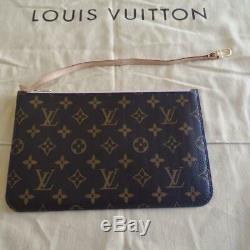 RARE 2015 Louis Vuitton SPAIN PINK ROSE BALLERINE Monogram Neverfull MM Bag
