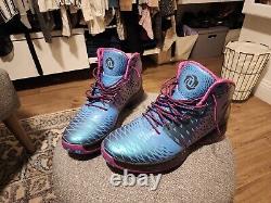 RARE Adidas D Rose 3.5 Black/Joy Blue/Vivid Pink Men's Basketball Shoes Size 11