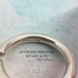RARE Authentic Tiffany & Co Paloma Picasso Rose Quartz 13mm Silver Necklace