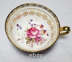 RARE FIND Paragon Fine Bone China, Tea Cup and Saucer Set, Rose Pattern