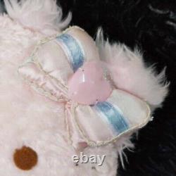 RARE! Honeycute? Charmmy Kitty 8 Rose Fur Plush Doll Pre-owned Excellent Cond