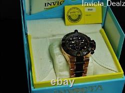 RARE Invicta Men Subaqua Noma IV Master Calendar 5040F Swiss Made Gold SS Watch