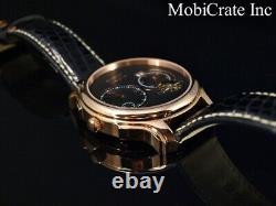 RARE Invicta Men's 2344 Dual Time Automatic 48mm Swiss Ebauche Alligator Watch