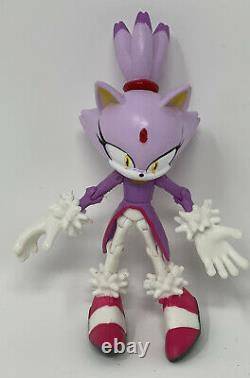 RARE Jazwares Sonic Hedgehog Blaze The Cat Action Figure 3 Sega Toys R Us READ
