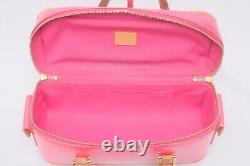 RARE Louis Vuitton Vernis Shoulder Bag Sullivan Horizontal Pink Authentic