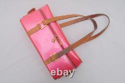 RARE Louis Vuitton Vernis Shoulder Bag Sullivan Horizontal Pink Authentic