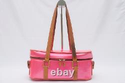 RARE Louis Vuitton Vernis Shoulder Bag Sullivan Horizontal Pink Authentic