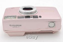 RARE! MINT Fujifilm NATURA S Rose Pink 35mm Point&Shoot Film Camera From JAPAN