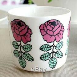 RARE! Marimekko Mug VIHKIRUUSU Oiva Coffee Cup 200ml Rose Pink SET F/Stracking