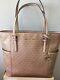 Rare Michael Kors Giftables Pink/rose Gold Large Tote 38t9xgft3b Msrp $228