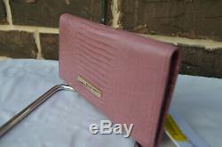 RARE NWT $165 Brahmin Ady Leather Wallet Thornfield Rose pink