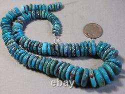 RARE Natural SONORAN ROSE TURQUOISE 7-20mm Rondelle Disc BEADS 16 Strand 531cts