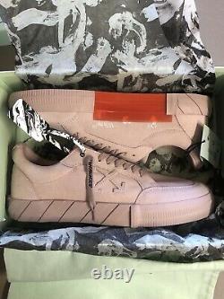 (RARE) Off White c/o Virgil Abloh Low Vulcanized Sneakers Rose Size 9.5
