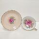 Rare Paragon Pink Cabbage Rose Cup & Saucer On Pink Colorway Double Warrant 1940