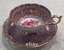 RARE! Paragon Floating Rose Tea Cup and Saucer Holiday Special