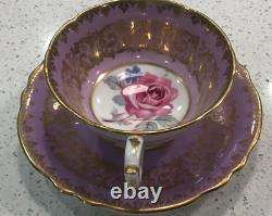 RARE! Paragon Floating Rose Tea Cup and Saucer Holiday Special