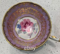 RARE! Paragon Floating Rose Tea Cup and Saucer Holiday Special