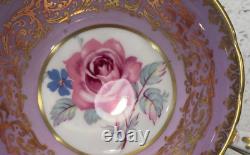 RARE! Paragon Floating Rose Tea Cup and Saucer Holiday Special