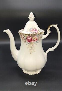 RARE Royal Albert- Autumn Roses LARGE Coffee Pot