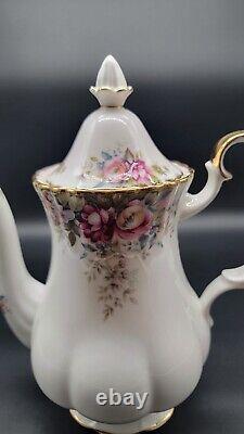 RARE Royal Albert- Autumn Roses LARGE Coffee Pot