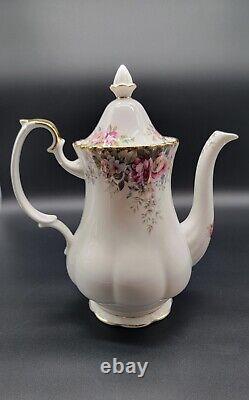 RARE Royal Albert- Autumn Roses LARGE Coffee Pot