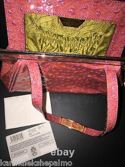 RARE Unused Vintage John Galliano Patent Ostrich Leather, Silk Lined Handbag