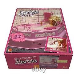 RARE VINTAGE 1987 Sweet Roses BARBIE Beauty BATHTUB Bath Set MATTEL NEW SEALED