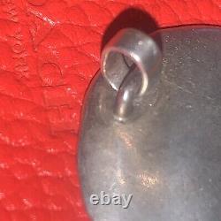 RARE! Very Hard-To-Find James Avery ROSE Pendant Medallion. 925 Silver