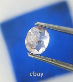 Rare 0.40TCW Intense Pink color SI1 Oval Rose cut African Loose Natural Diamond