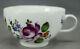 Rare 18th Century Zurich Swiss Hand Painted Pink Rose Floral Porcelain Tea Cup