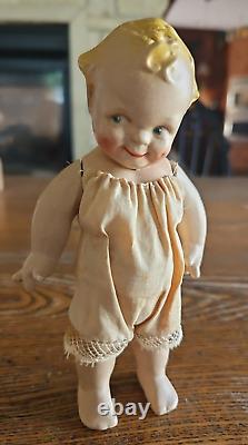 Rare 1930's Compositon 6 Rose O'Neill Scootles Doll