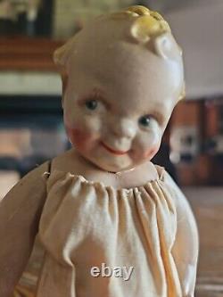 Rare 1930's Compositon 6 Rose O'Neill Scootles Doll