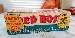 Rare 1967/68 Red Rose Tea Box for Series 1 Procelain Figurene Promotion +7 Wade