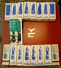 Rare 1970's Beneagles The Thistle & Rose Complete Porcelain Chess Set New In Box