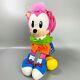 Rare 1997 Sonic The Fighters Amy Rose Plush Doll Toy Sega Sonic The Hedgehog