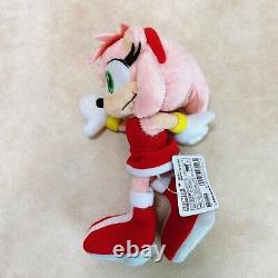 Rare 2007 Amy Sanei Rose S size Plush doll SEGA Sonic the Hedgehog with tag