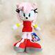 Rare 2012 Sanei M Amy Rose 10 Plush Doll Toy Sega Sonic The Hedgehog