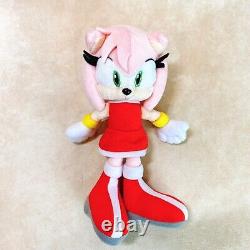 Rare 2012 sanei M Amy Rose 10 Plush doll toy SEGA Sonic the Hedgehog limited