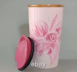 Rare 2015 Starbucks Double Ceramic Cup Mug Chunhui Setting Is Crystal Diamond