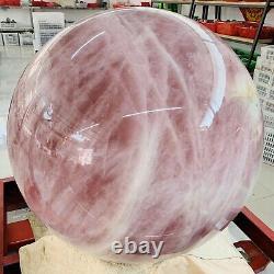 Rare 2365LB Large Natural top Pink Rose Quartz Sphere Crystal Ball Healing